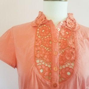 Urban Outfitters | Kimchi Blue Coral Blouse